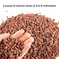 Red lava particles, suitable for garden fireplace decoration planting - 1-5 lbs