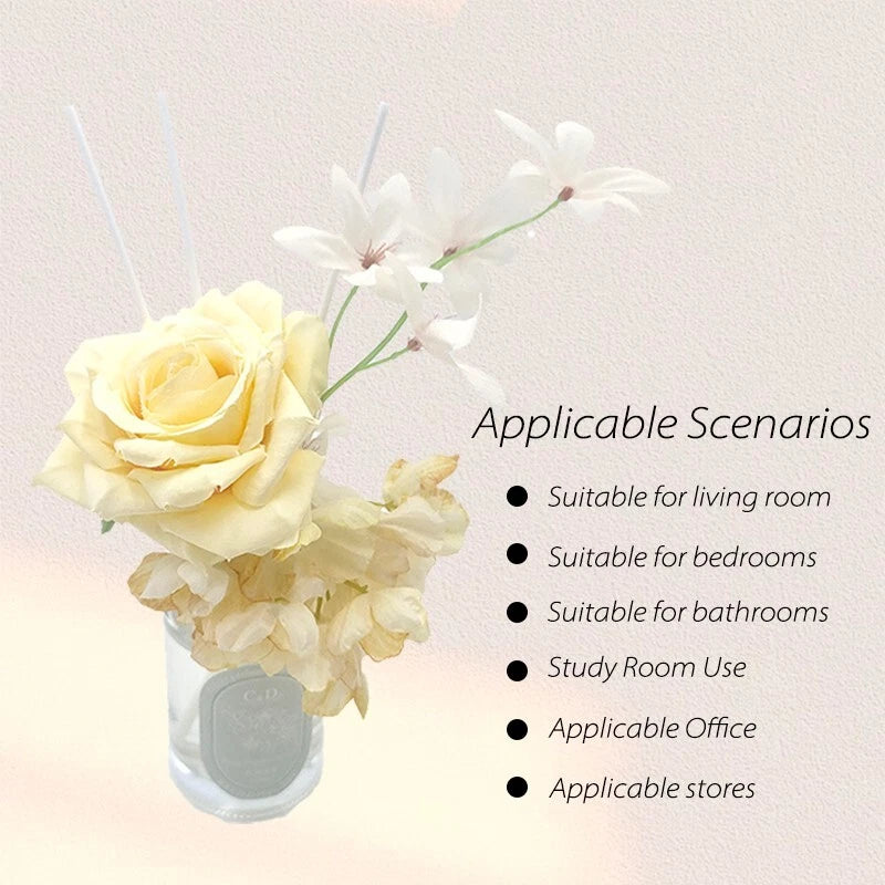 Lychee Orange Blossom - Aromatherapy diffuser with 3 sticks for home decor