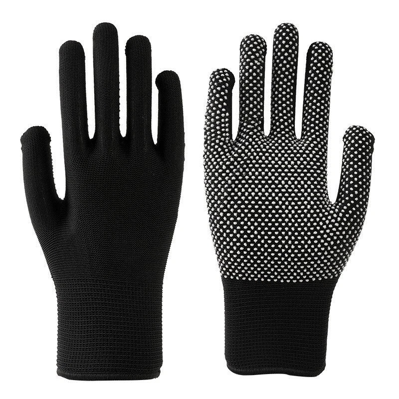 1 Pair of protective non-slip work gloves - for construction/gardening/handling