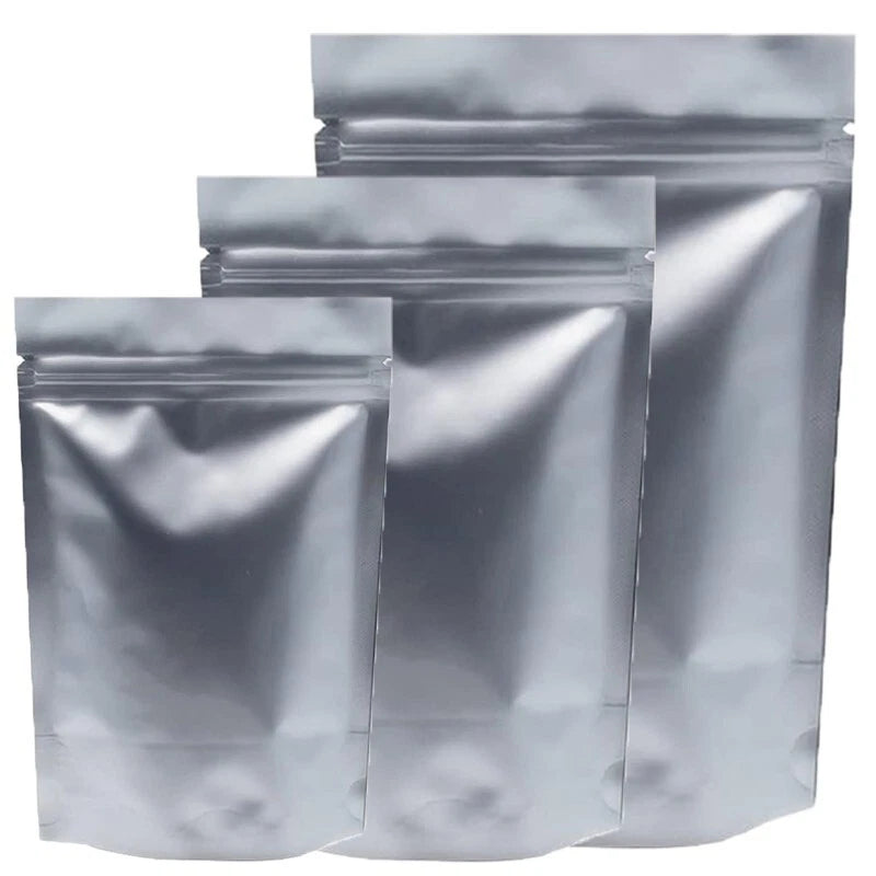 Polyester film bags for multi-size food storage - food grade, resealable