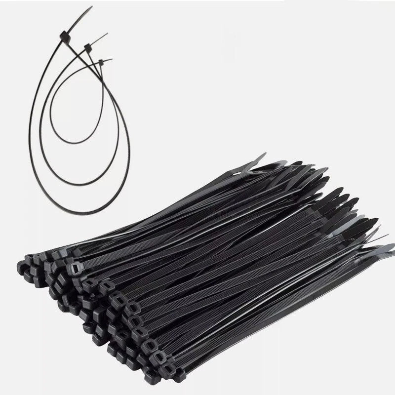 Self-locking nylon cable ties 12 inch, suitable for both indoor and outdoor use