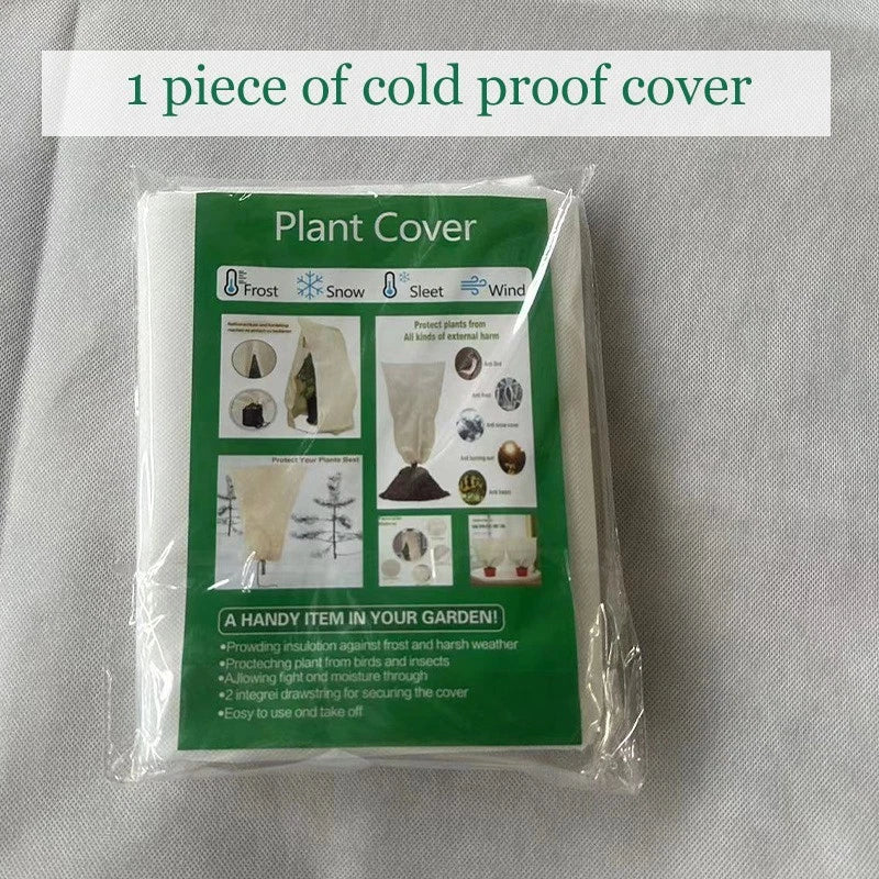 1-pc winter plant cover frost protection bag, 31x39'' winter plant warming cover