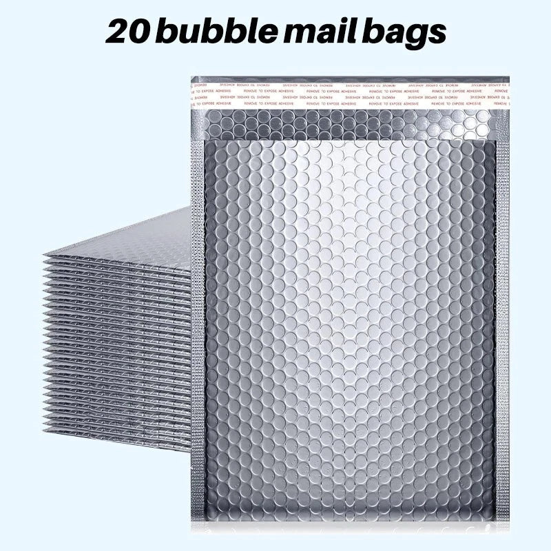 #0 8x9 self-sealing bubble mail, insulated mailing bag for cold transportation