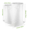50/100 bags, white woven polypropylene sandbags, for flood control construction