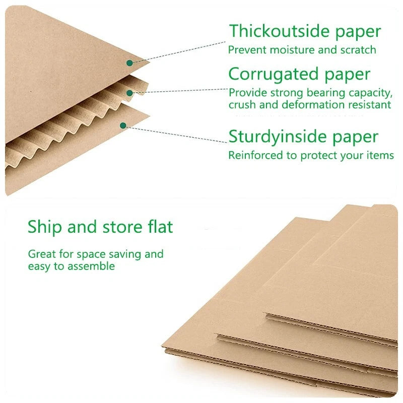 28x17x7 kraft paper transport box, a transport box for mailing and storage