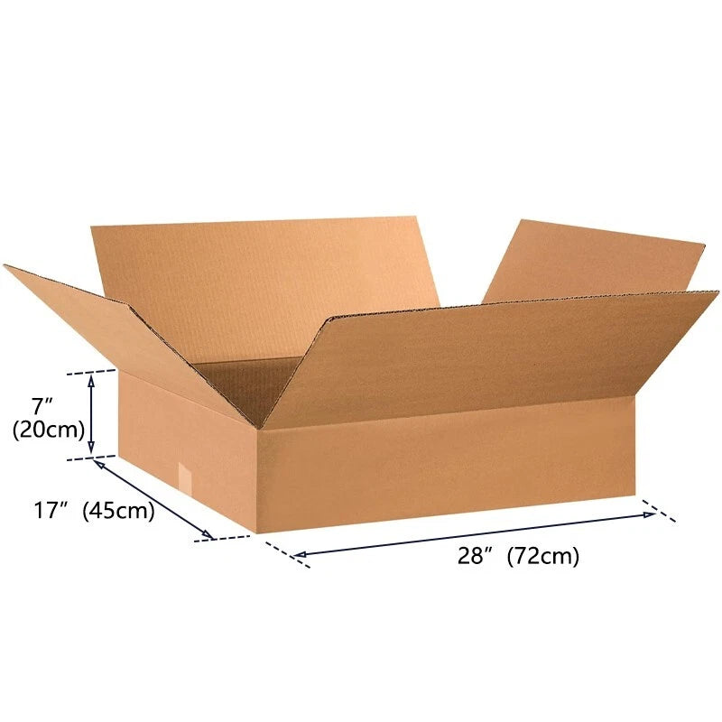 28x17x7 kraft paper transport box, a transport box for mailing and storage