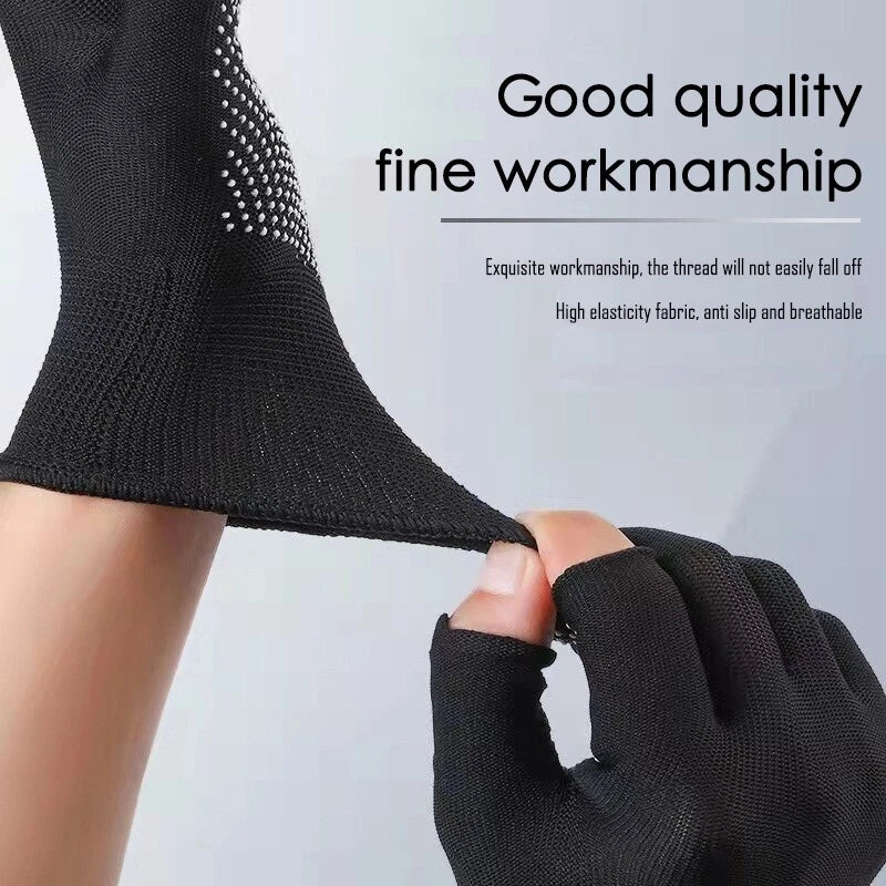 1 Pair of protective non-slip work gloves - for construction/gardening/handling
