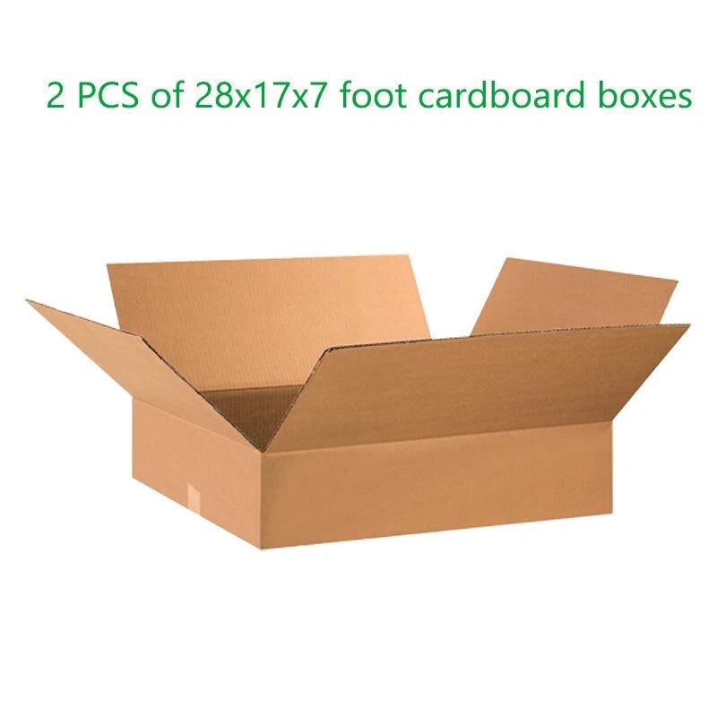 28x17x7 kraft paper transport box, a transport box for mailing and storage