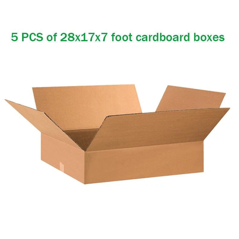 28x17x7 kraft paper transport box, a transport box for mailing and storage