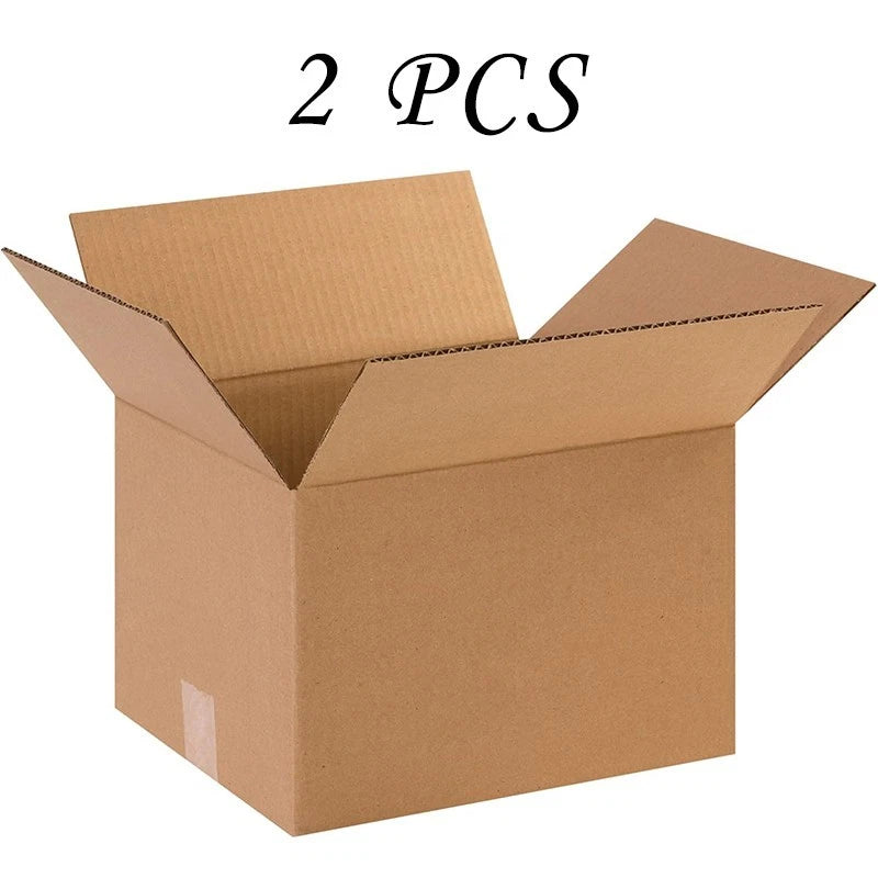 2 large corrugated cardboard shipping boxes (20x16x16 in) for mailing/storage.