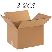2 large corrugated cardboard shipping boxes (20x16x16 in) for mailing/storage.