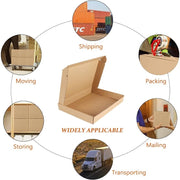 30-Pack Brown Corrugated Mailers 15.8 x 11.8 x 2 inches | Shipping Cardboard Box