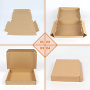 30-Pack Brown Corrugated Mailers 15.8 x 11.8 x 2 inches | Shipping Cardboard Box