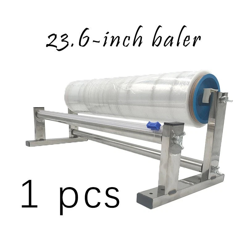 19.6/23.6-inch stainless steel manual elastic stretch film packaging machine