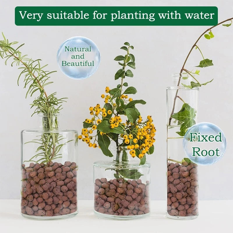 Organic expanded clay pebbles -5-10 millimeters, suitable for indoor plants