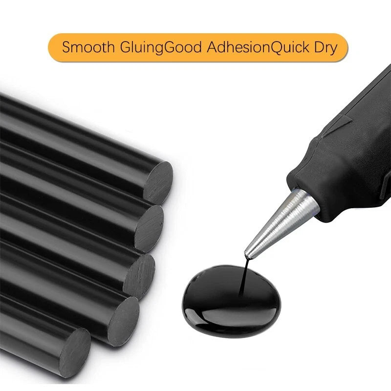 10/50 11x270mm black glue gun rod a high-temperature glue rod with high adhesion
