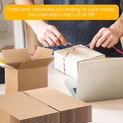15-pack of 8 x 8 x 8 inch moving boxes, suitable for shipping and transportation