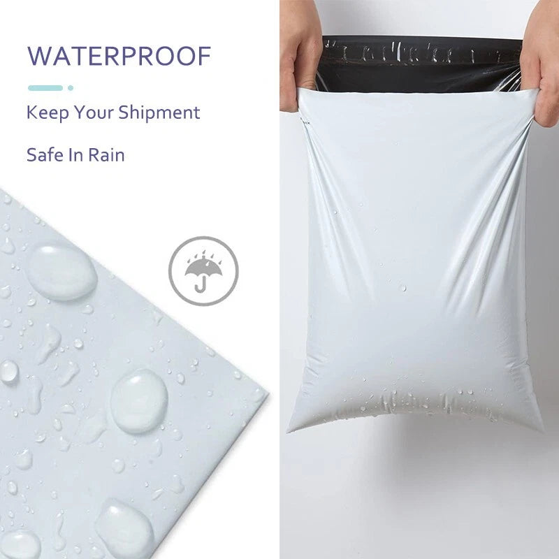 9x12 white transport envelope self-sealing adhesive tear-resistant packaging bag