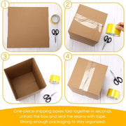 15-pack of 8 x 8 x 8 inch moving boxes, suitable for shipping and transportation