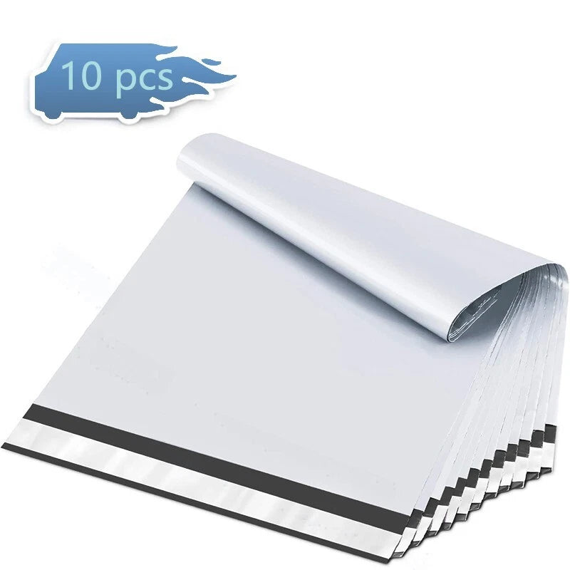 9x12 white transport envelope self-sealing adhesive tear-resistant packaging bag