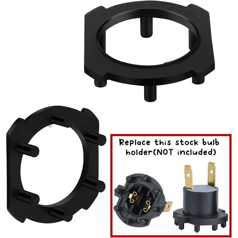 For Mazda H7 LED headlight bulb adapter bracket base fixing clip 2 pieces TK121