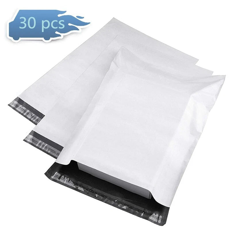 9x12 white transport envelope self-sealing adhesive tear-resistant packaging bag