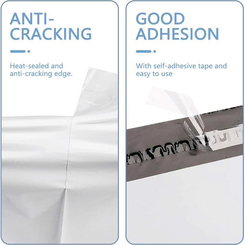 6x9 white transport envelope self-sealing adhesive tear-resistant packaging bag