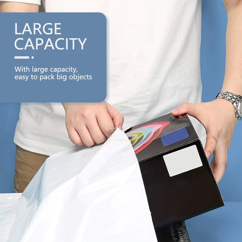6x9 white transport envelope self-sealing adhesive tear-resistant packaging bag