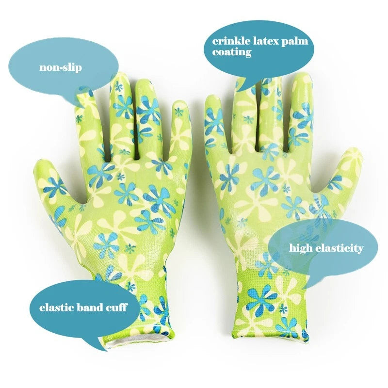 1 pair Gardening gloves for women, suitable for gardening, weeding and pruning