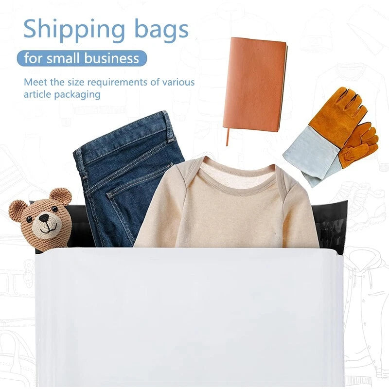6x9 white transport envelope self-sealing adhesive tear-resistant packaging bag