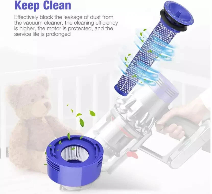6 Pack Filter Replacement for Dyson V7 V8 Animal and V8 Absolute Cordless Vacuum