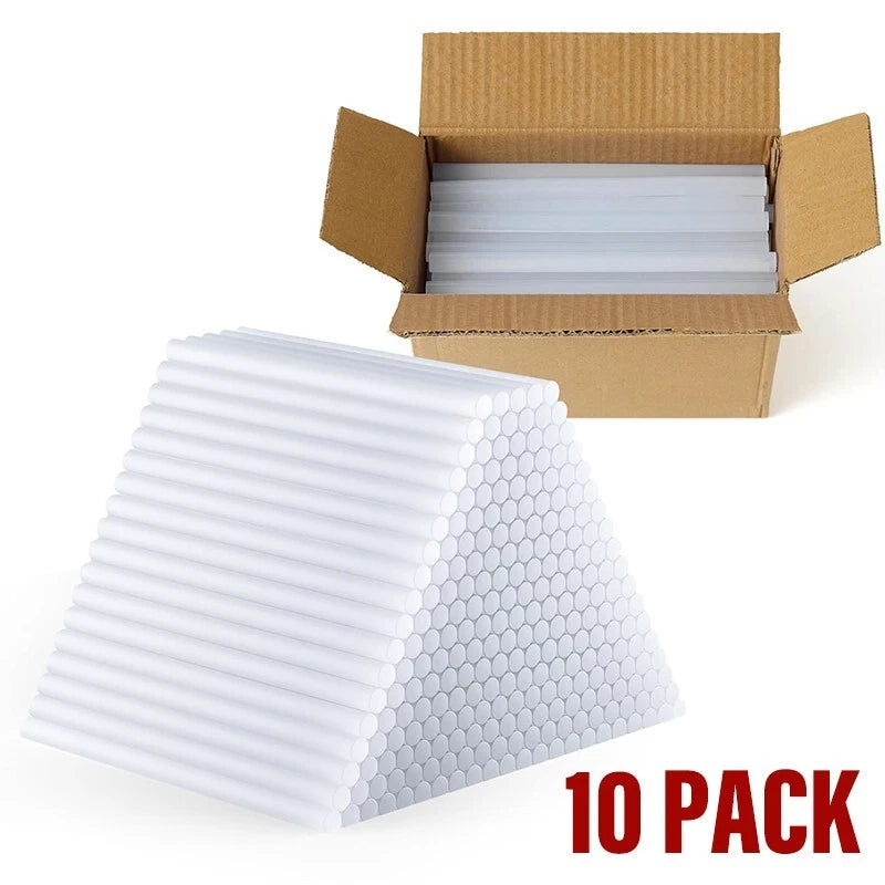 Full-size hot melt adhesive stick, 12 x 0.43 inches, strong bonding adhesive