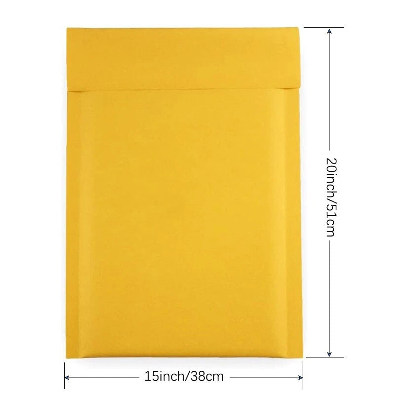 15''x20'' kraft paper bubble mailing bag, strong self-sealing filled envelope