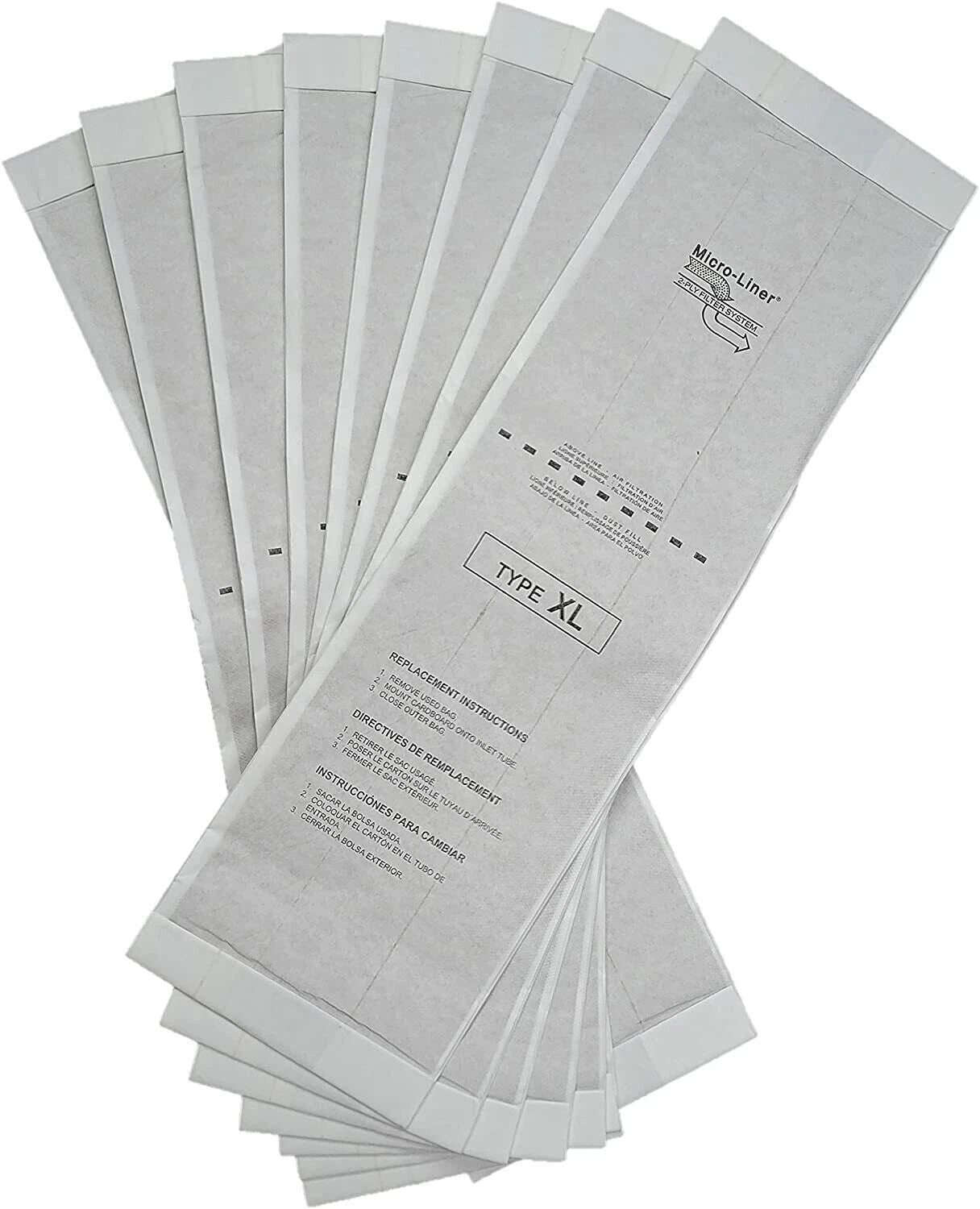 8 CC Allergen Vacuum Cleaner Bags To Fit all Oreck CC XL XL2 XL21 Upright Models