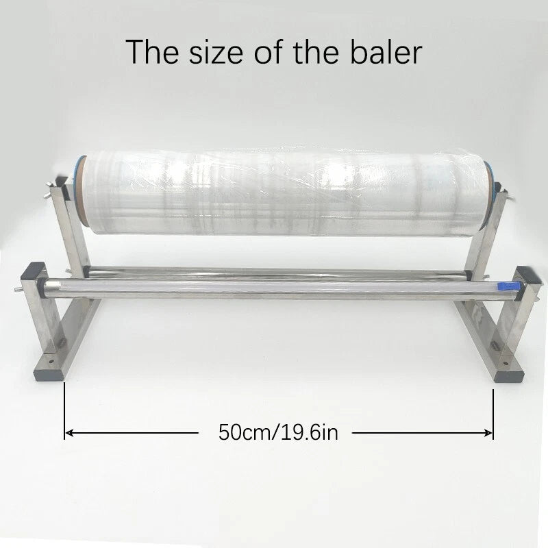 Stainless steel stretch film packaging machine, desktop stretch film distributor