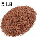 5-lb Bag of Red Volcanic Rock — 1–2 cm Crushed Volcanic Gravel for Potting Mixes