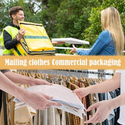 20 frosted zipper garment bags, 8x11in, bulk packaging, with ventilation holes.